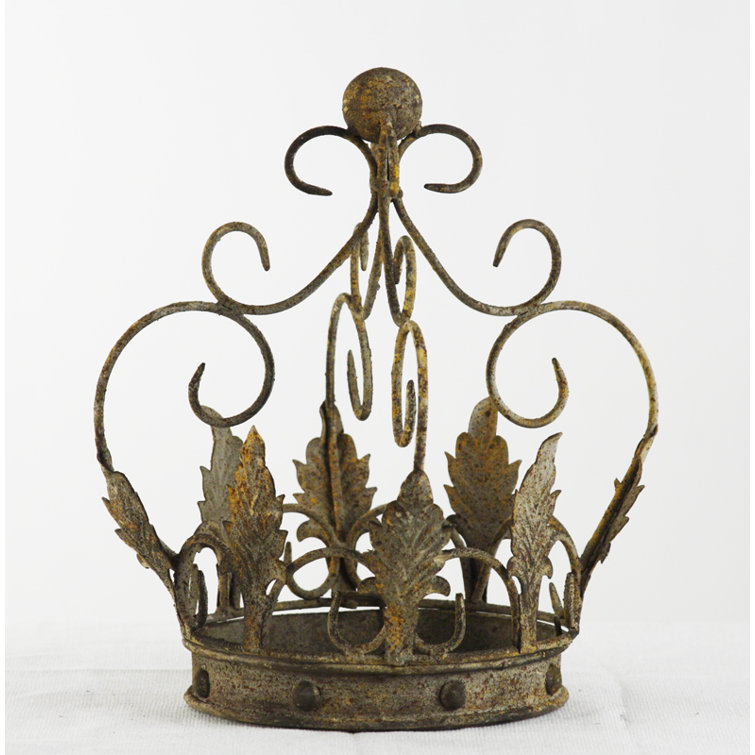 Rustic Wood & Distressed Metal Hanging Candle Lantern