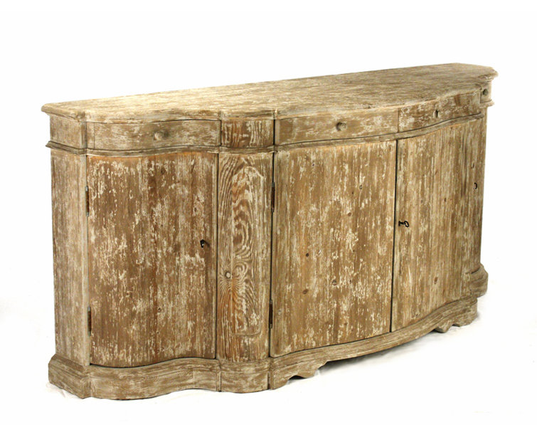 Marlon 79'' Distressed Oak Sideboard Chest