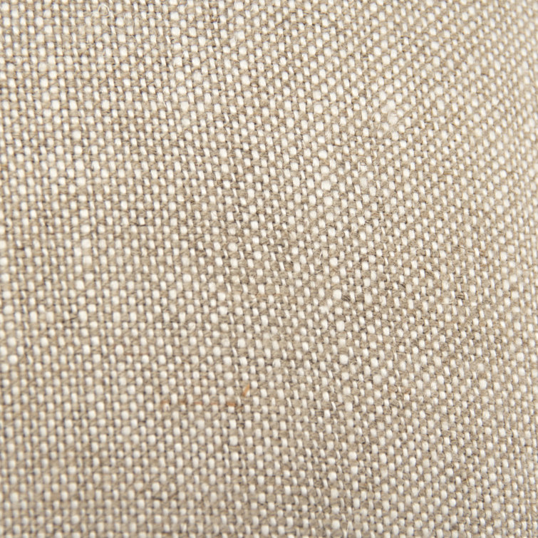 Amelie Limed Grey Oak Bar Stool with Cream Linen