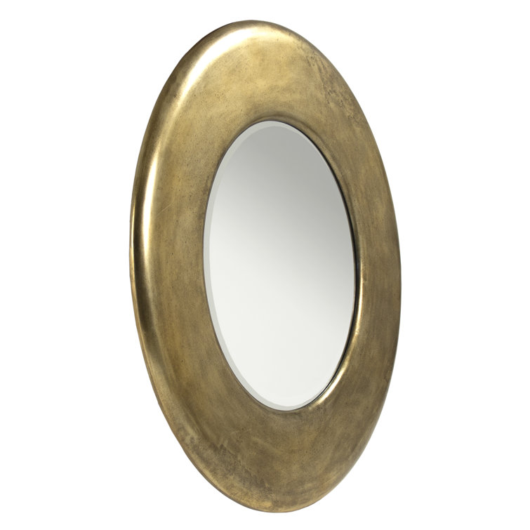 Antique Bronze Rectangular Wood Wall Mirror 40x40