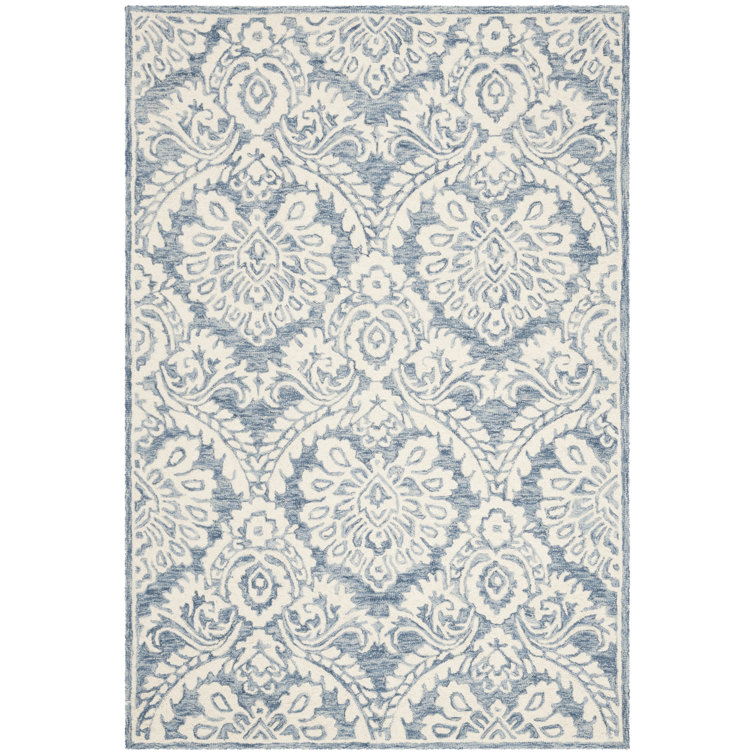 Ivory Elegance 9' x 12' Hand-Tufted Wool Runner Rug