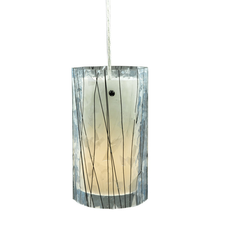 Metro Fusion 1-Light Nickel Globe Mini Pendant with Branch Accents