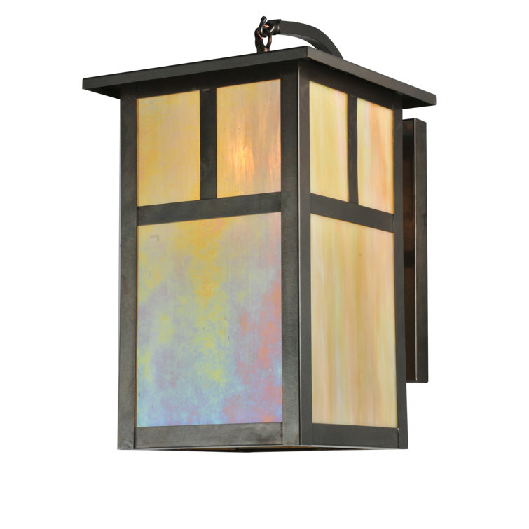 Hyde Park Rustic Copper Brown 1-Light Outdoor Lantern