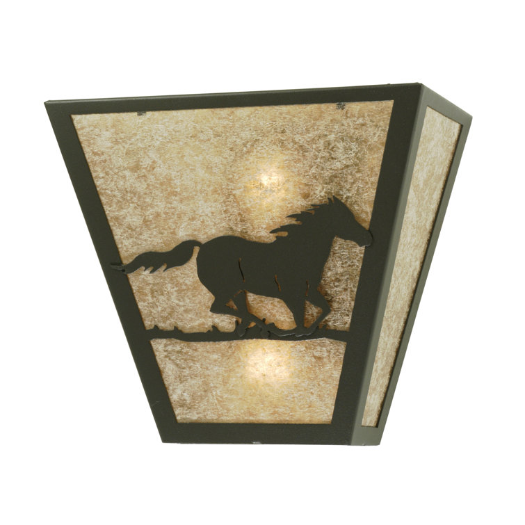 Bronze Black Dual-Light Energy Star Wall Sconce