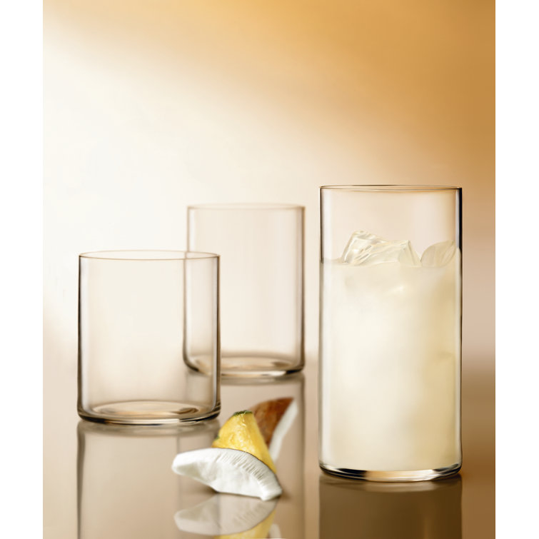 Luigi Bormioli Clear Crystal Highball Glass Set of 6