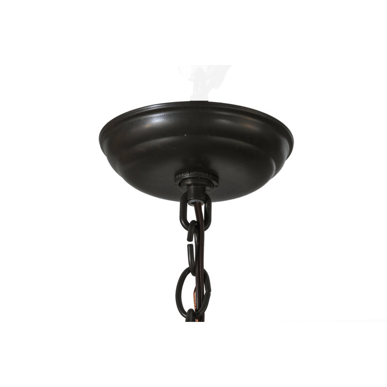 Lone Bear Mini Globe Lantern Pendant in Timeless Bronze