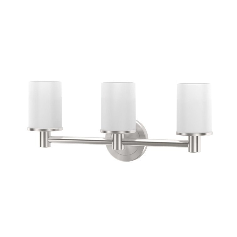 Latitude II Triple Arm Sconce in Satin Nickel Finish