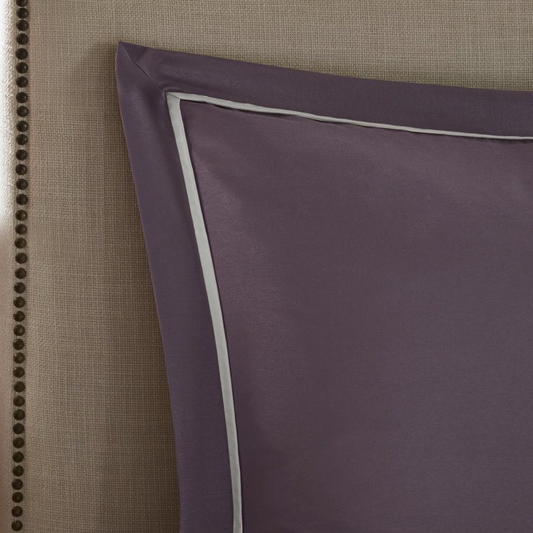 Joella 24-Piece Plum Microfiber Queen Bedding Set