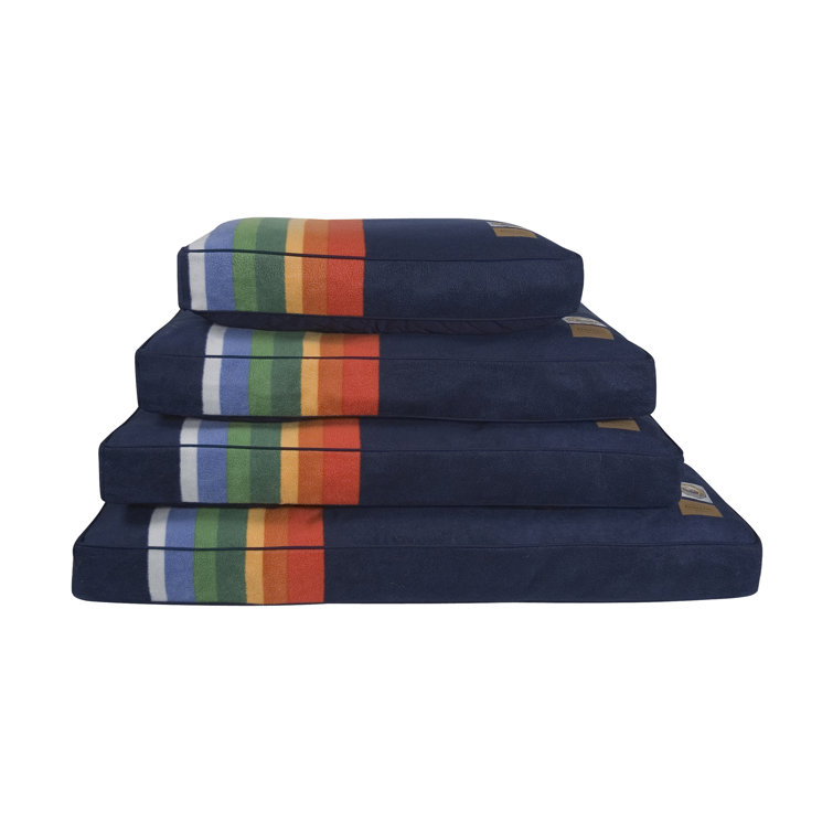 Medium Multicolor Striped Orthopedic Outdoor Pet Bed