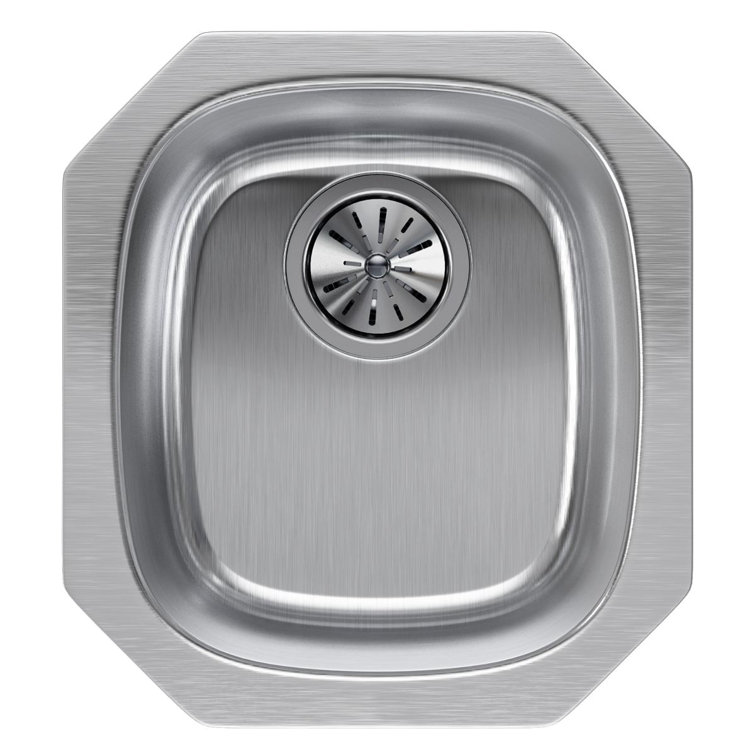 Lustertone 14.25" x 15.75" Stainless Steel Undermount Kitchen Sink
