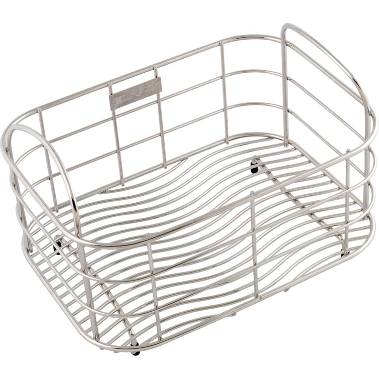 11" x 8" Stainless Steel Rinsing Basket