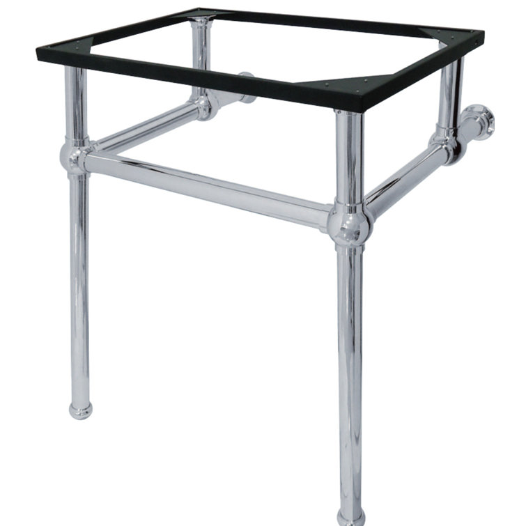 Templeton Polished Chrome Brass Console Sink Legs