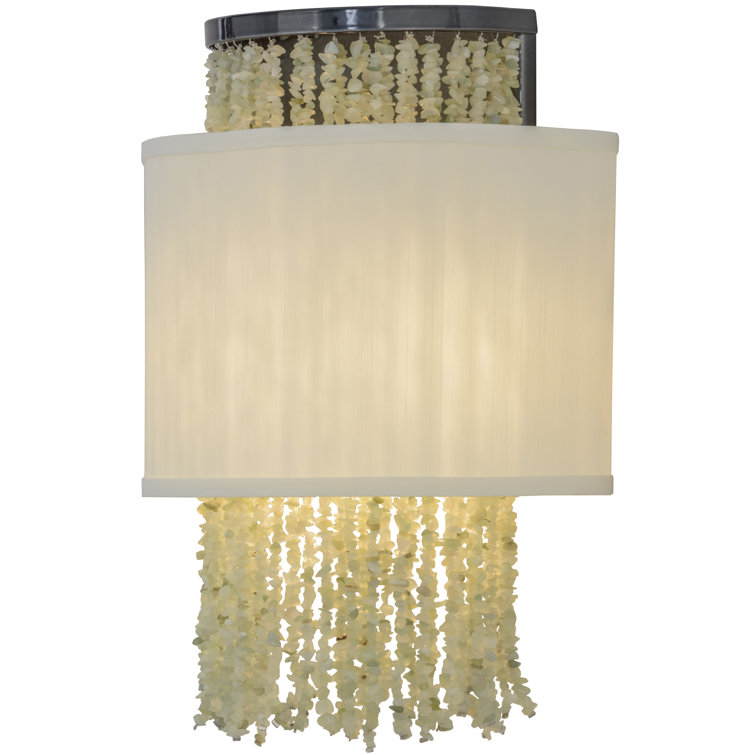 Black Dimmable Energy Star 2-Light Wall Sconce