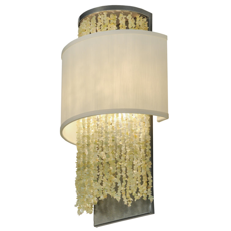 Black Dimmable Energy Star 2-Light Wall Sconce