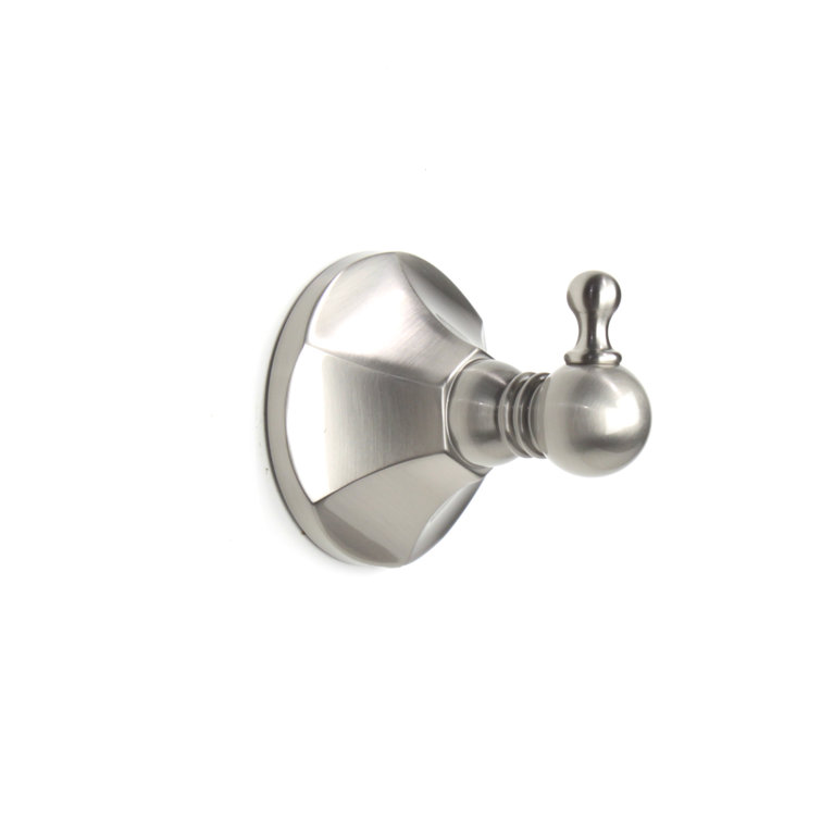 Vera Satin Nickel Brass Wall Mounted Robe Hook