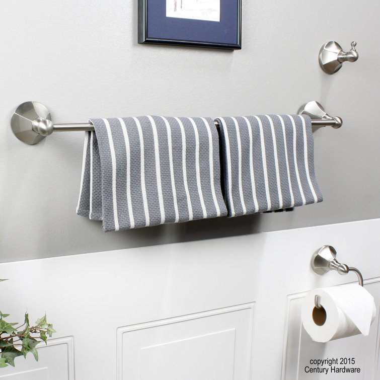 Vera Satin Nickel Brass Wall Mounted Robe Hook