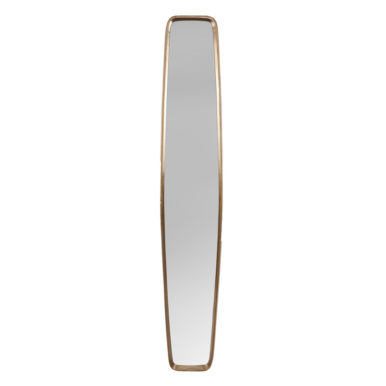 70" Gold Metal Frame Contemporary Accent Mirror