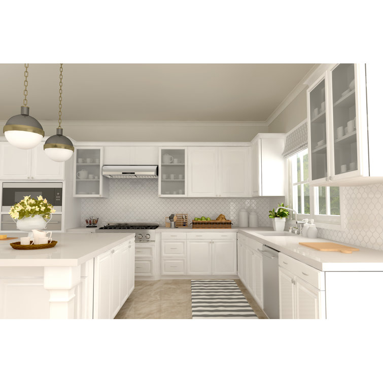 30" Brushed Stainless Steel Under Cabinet Range Hood