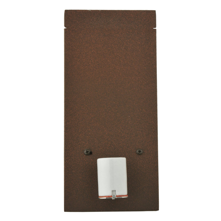Rustic Silver 1-Light Direct Wired Energy Star Sconce