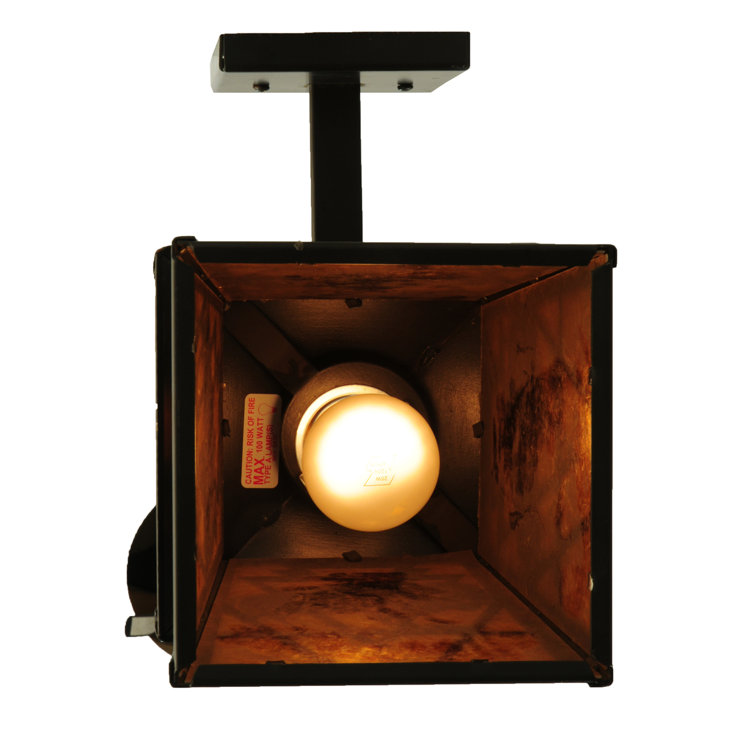 Timeless Bronze 12" Buffalo Inspired Lantern Wall Sconce