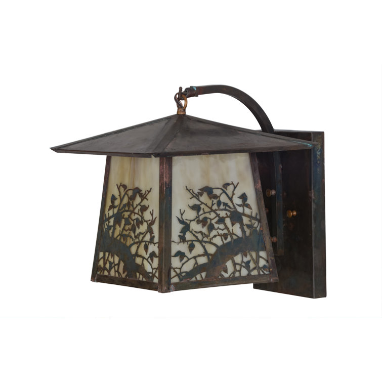 Adirondack Vintage Copper 13" Dimmable Apple Branch Sconce