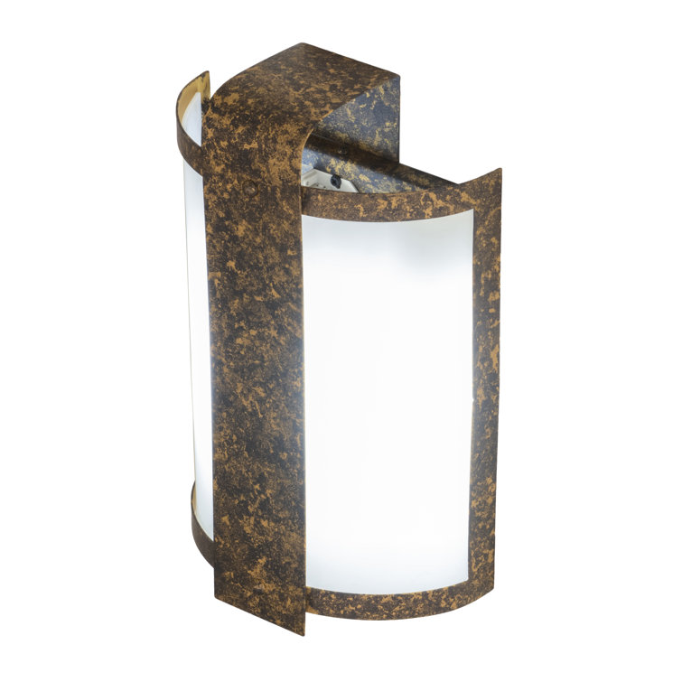 Eli Old Gold Iron 2-Light Dimmable Wall Sconce