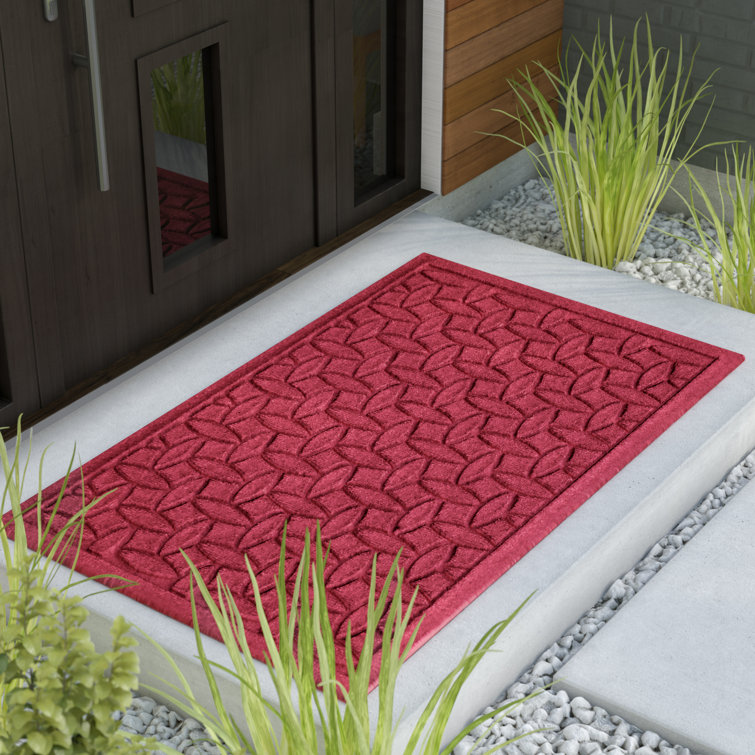 Bordeaux Rectangle Heavy Traffic Outdoor Polypropylene Mat