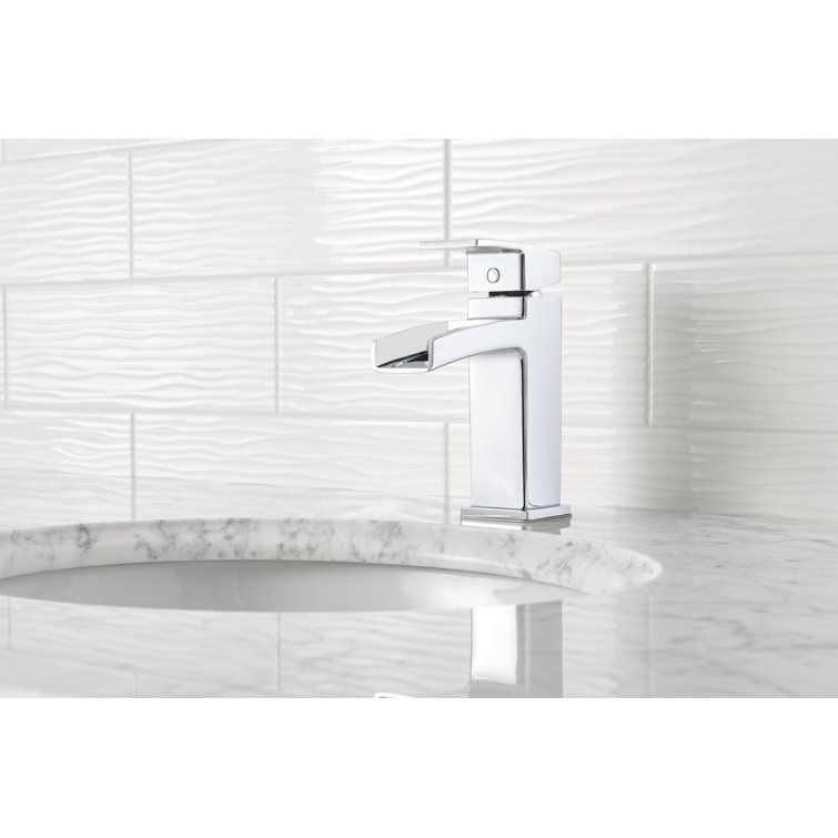 Kenzo Polished Chrome Single Control Bathroom Faucet