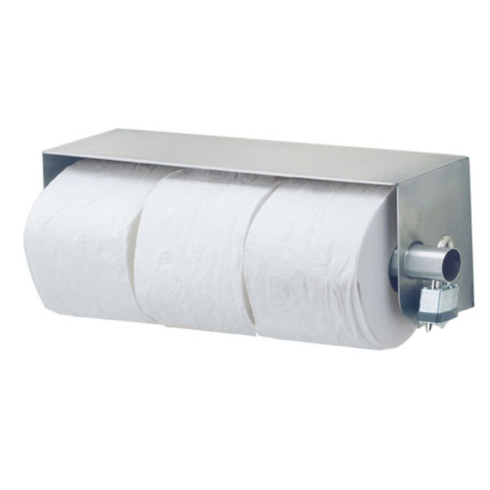 Stainless Steel Quadruple Roll Wall Mounted Toilet Paper Holder