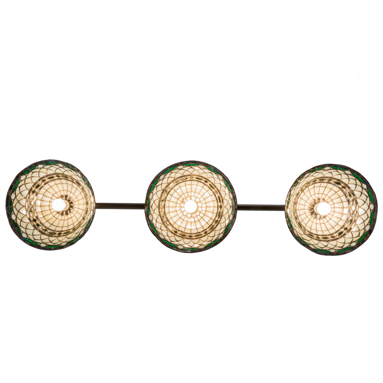 Elegant Bronze and Glass 55" Indoor/Outdoor Island Pendant