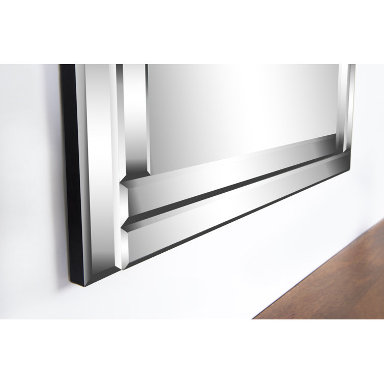 Ava Rectangular Beveled Bathroom Vanity Mirror 29" x 40"