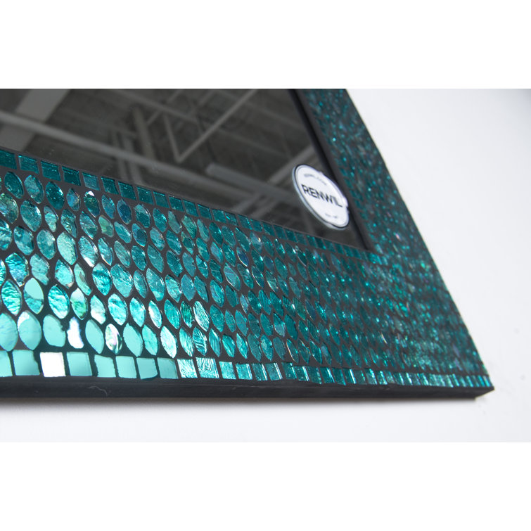 Catarina Mosaic Rectangular Wall Mirror 23" x 31"