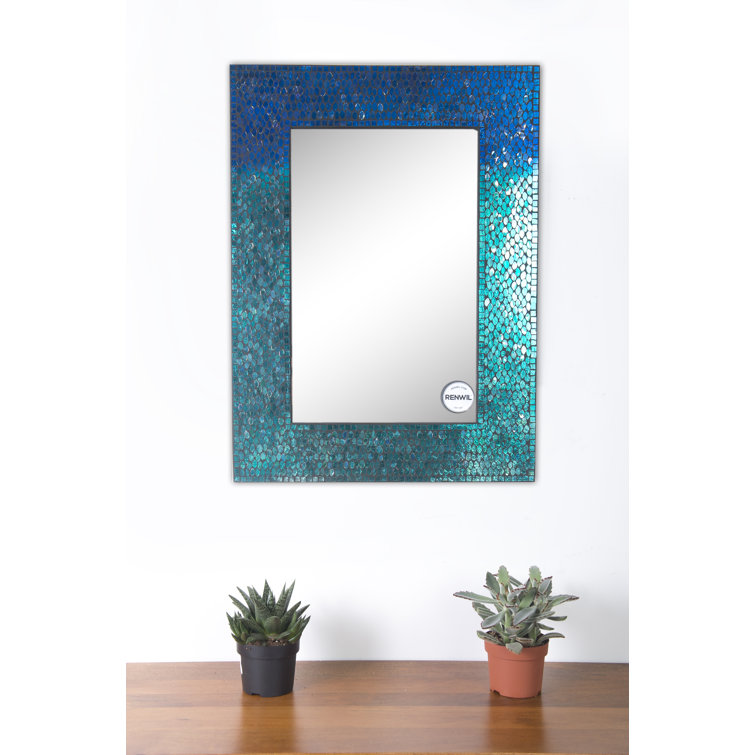 Catarina Mosaic Rectangular Wall Mirror 23" x 31"