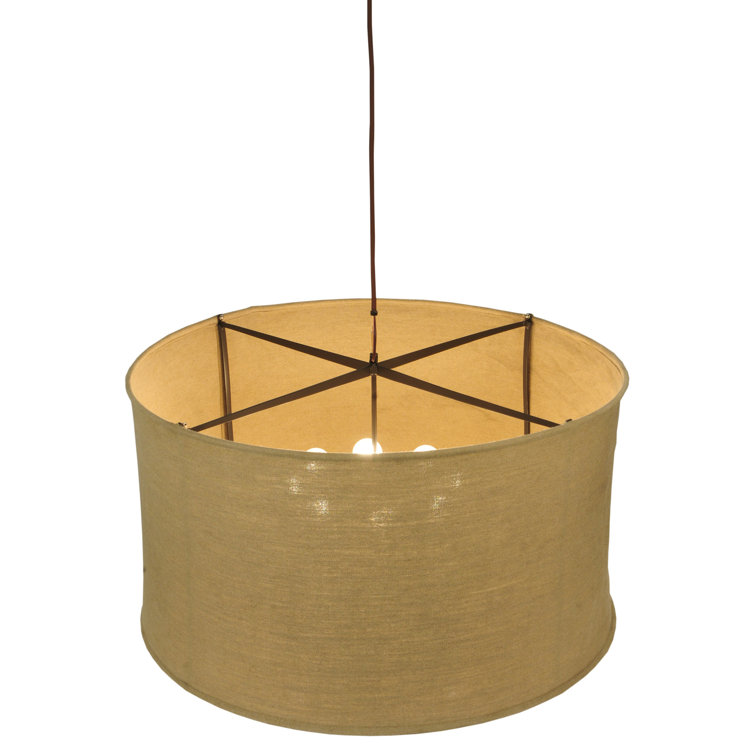 Elegant Bronze 8-Light LED Chandelier for Indoor/Outdoor Use