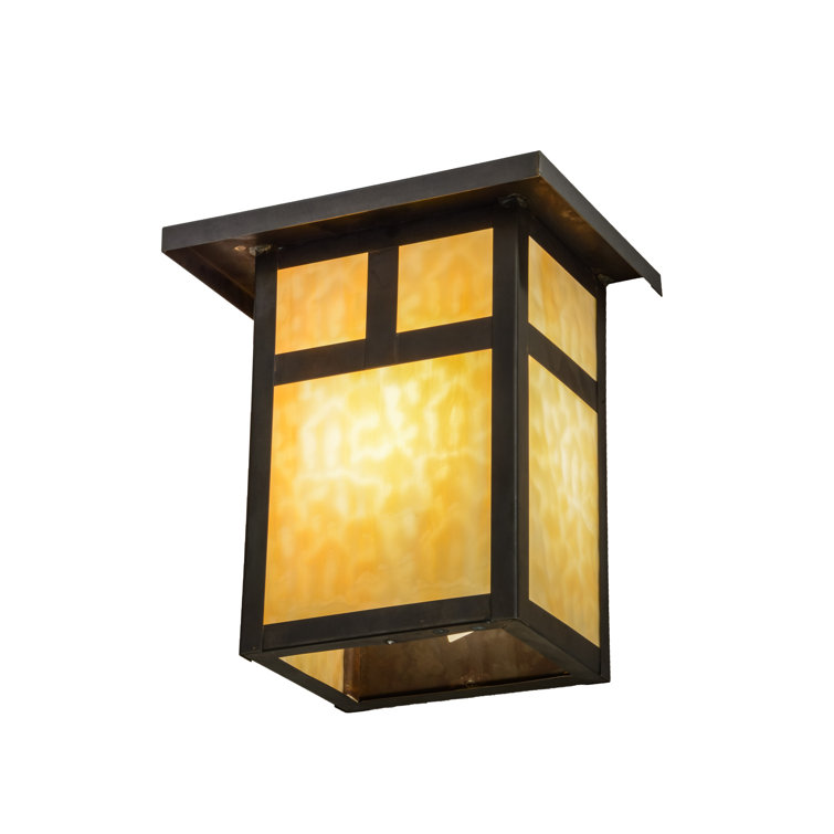 Hyde Park 12.5" Handcrafted Solid Brass Mission Wall Sconce