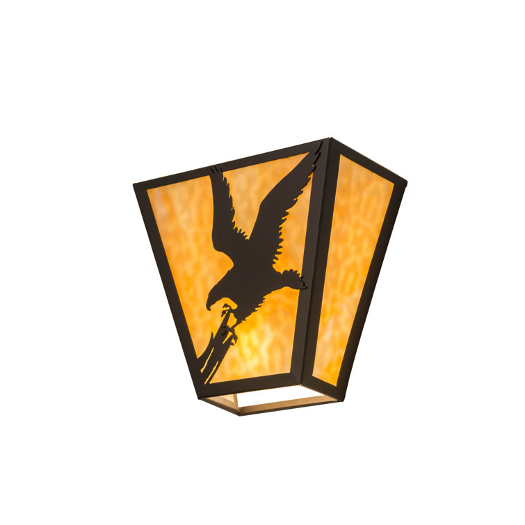 Timeless Bronze 11.5'' North Woods Eagle Wall Sconce