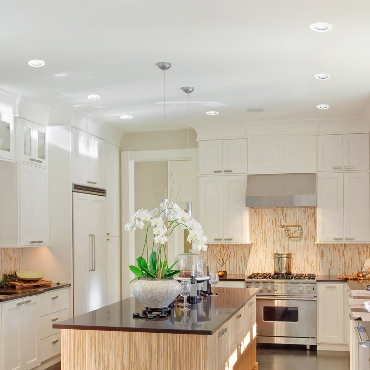 White Ultra Slim 3'' LED Recessed Lighting Kit