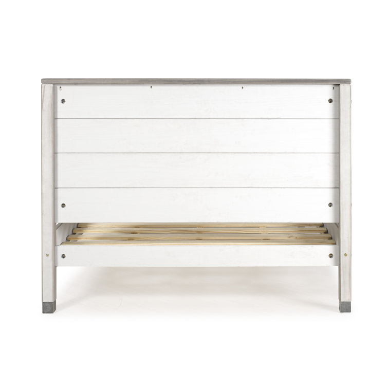Baja Full/Double Light Pine Wood Platform Bed with Headboard
