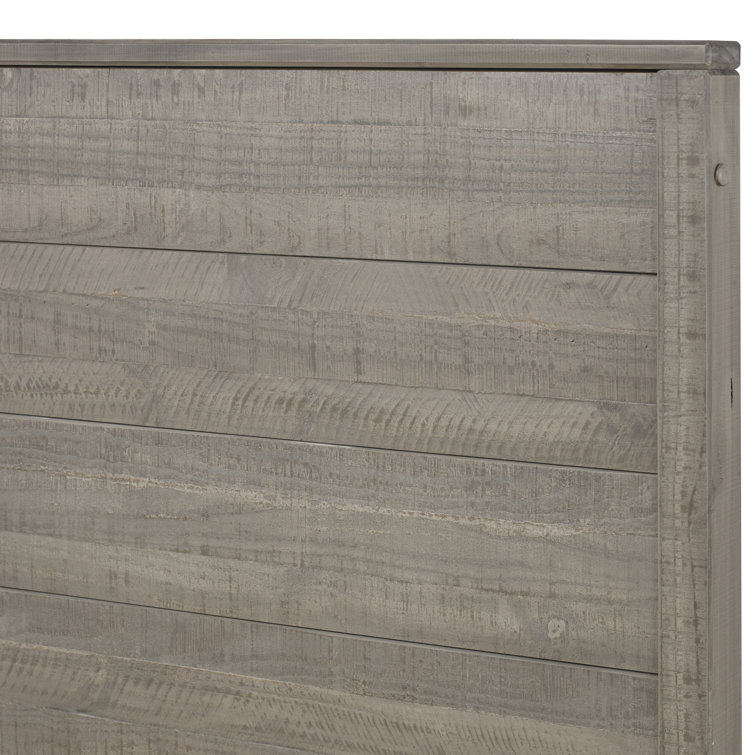Baja Full/Double Driftwood Grey Solid Pine Platform Bed