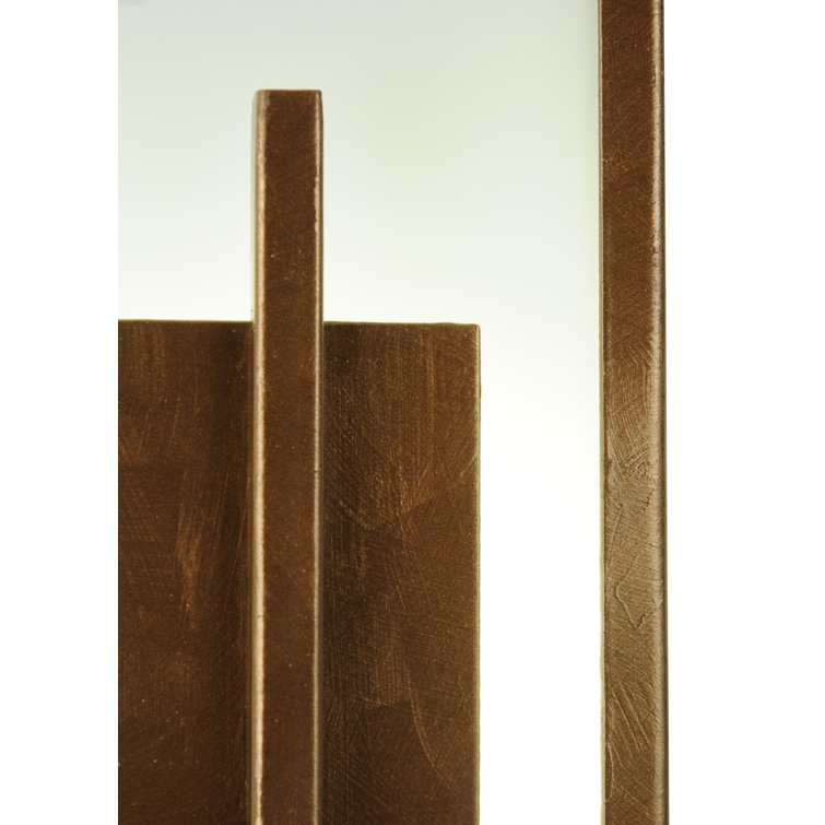 Gold Geometric Dimmable LED Wall Sconce