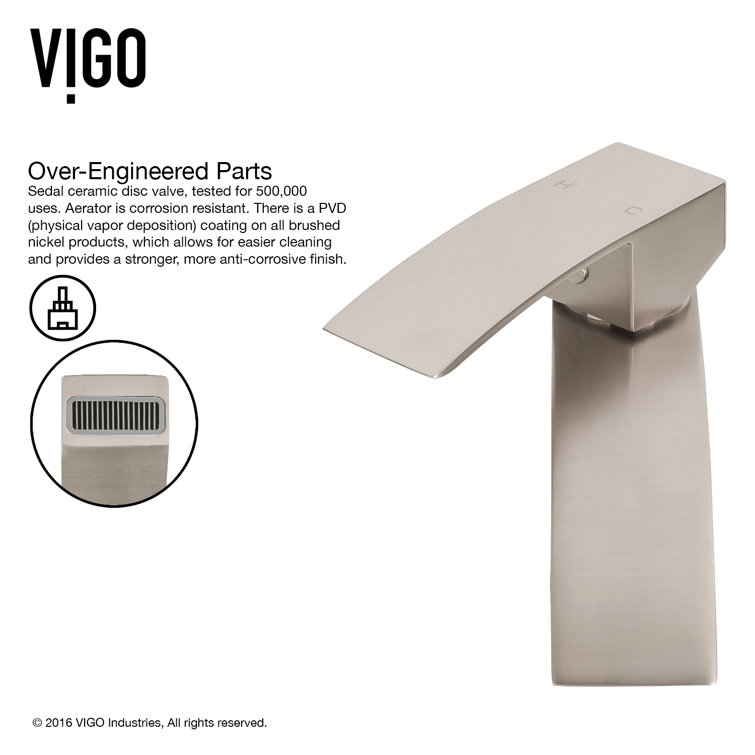 Magnolia 21" White Stone Rectangular Vessel Sink with Faucet
