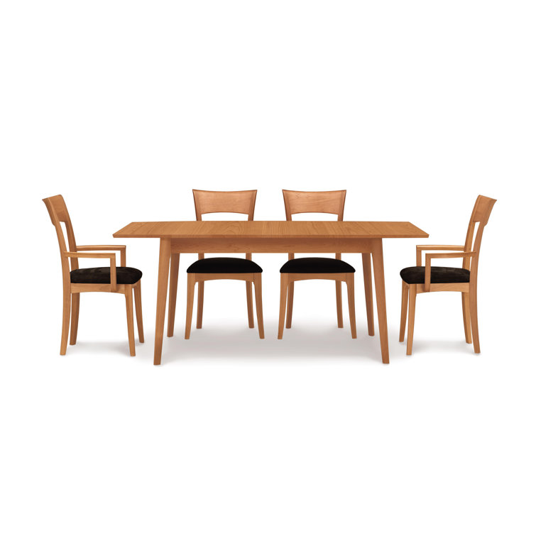 Catalina 60'' Natural Cherry Mid-Century Modern Extendable Dining Table