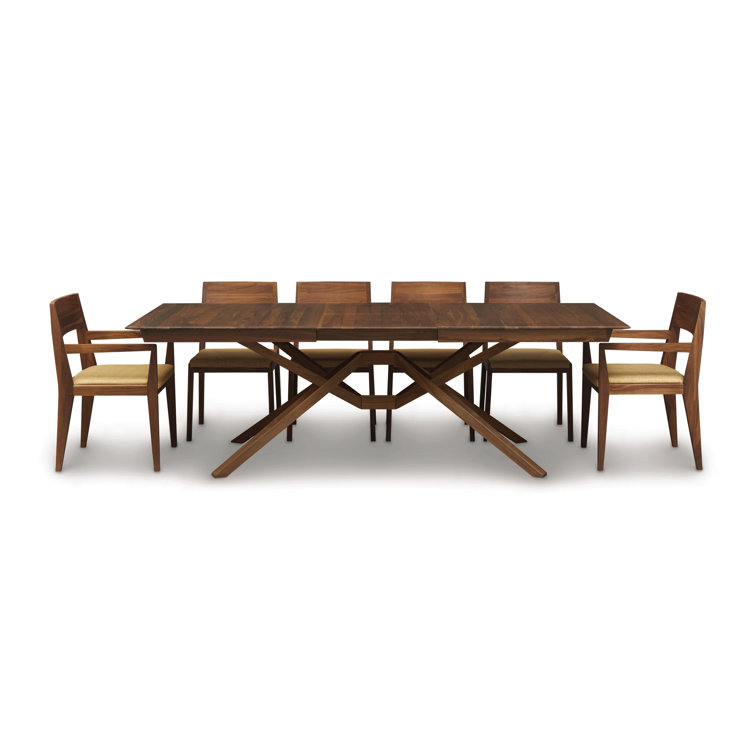 Vermont Crafted Extendable Solid Wood Dining Table for 12