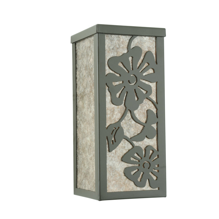 Rustic Lodge Bronze 2-Light Direct Wired Wall Sconce
