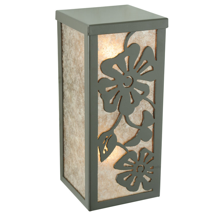Rustic Lodge Bronze 2-Light Direct Wired Wall Sconce