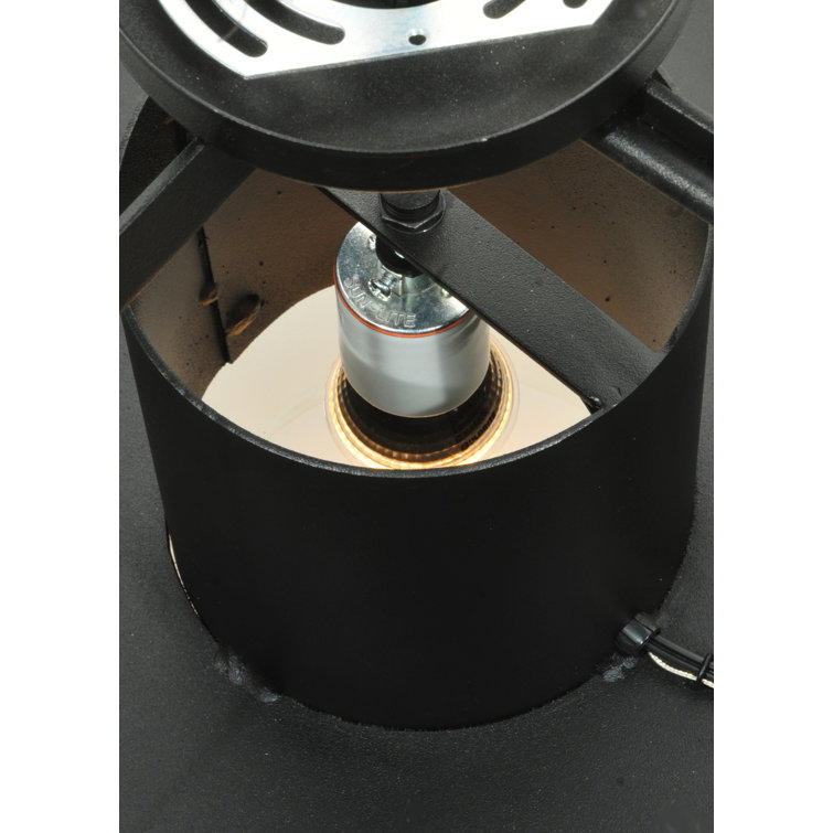 Atlantis 18" Black and Brass LED Pendant Light