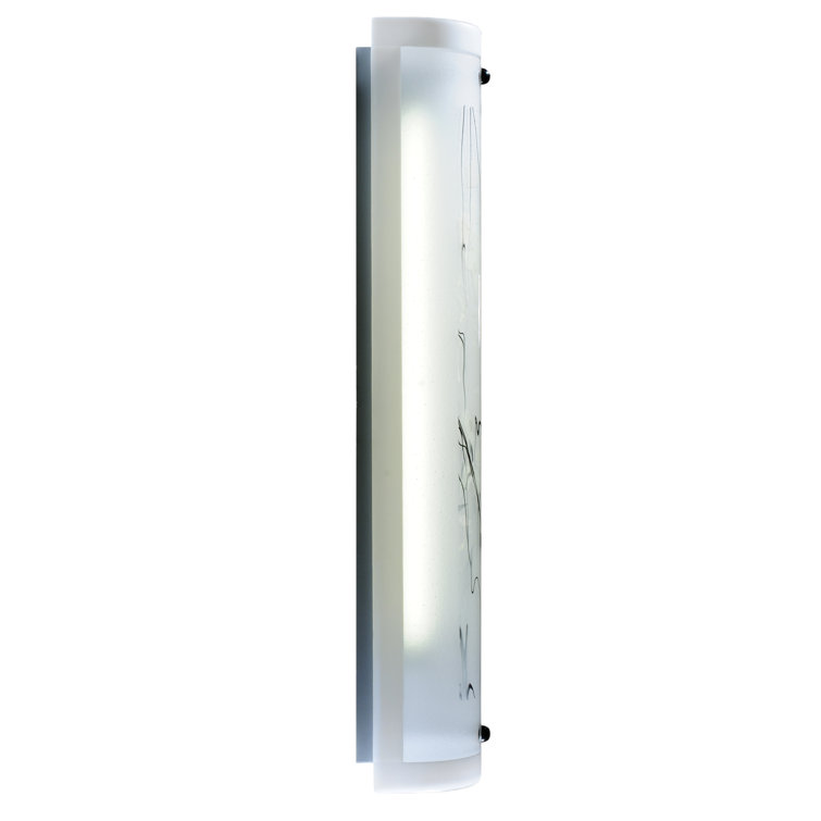 Metro Fusion 1-Light Dimmable Black Energy Star Wall Sconce