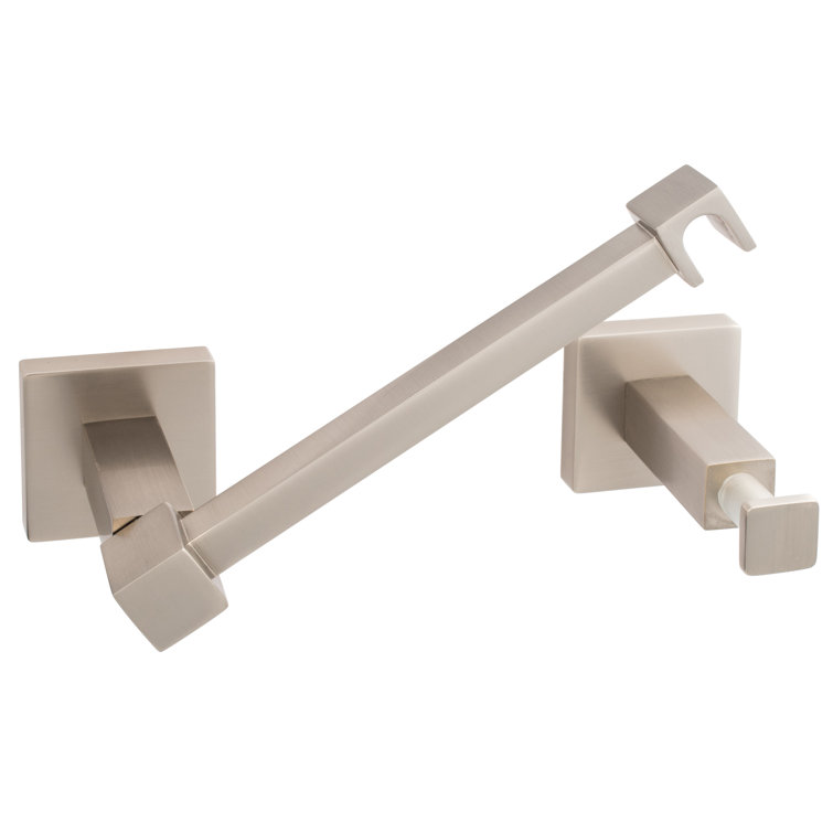 Satin Nickel Modern Wall Mount Toilet Paper Holder