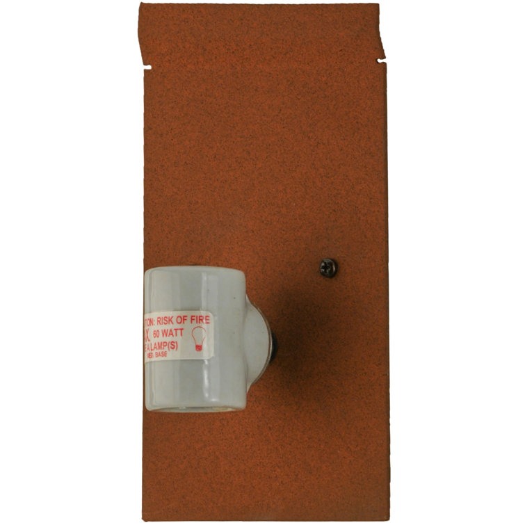 Earth Finish & Silver Mica Ambient Light Wall Sconce