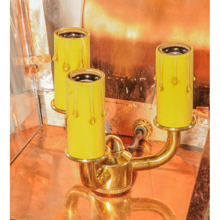 Revere 12" Raw Copper Outdoor Lantern Sconce with Clear Glass